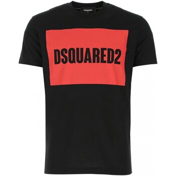 Îmbracaminte Bărbați Tricouri mânecă scurtă Dsquared S74GD0720 Negru