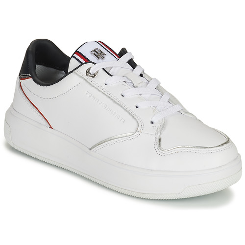 Pantofi Femei Pantofi sport Casual Tommy Hilfiger Elevated Cupsole Sneaker Alb