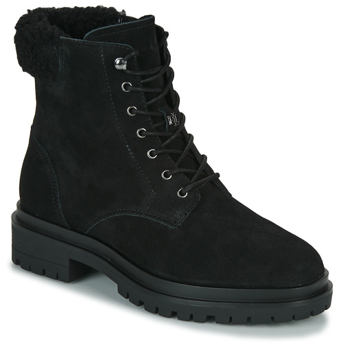 Pantofi Femei Ghete Lauren Ralph Lauren CARLEE-BOOTS-BOOTIE Negru