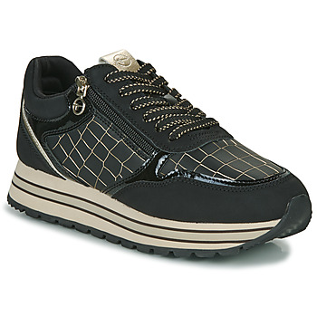 Pantofi Femei Pantofi sport Casual Tamaris 23614-098 Negru / Auriu