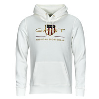 Îmbracaminte Bărbați Hanorace  Gant ARCHIVE SHIELD HOODIE Alb