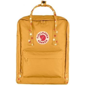 Genti Femei Rucsacuri Fjallraven FJÄLLRÄVEN Kanken Backpack - Ochre-Confetti Pattern galben