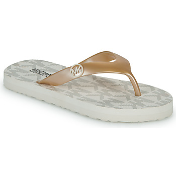 Pantofi Fete  Flip-Flops MICHAEL Michael Kors ENDINE STRIPE Bej / Auriu