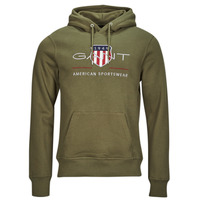 Îmbracaminte Bărbați Hanorace  Gant REG ARCHIVE SHIELD HOODIE Kaki