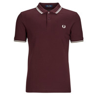 Îmbracaminte Bărbați Tricou Polo mânecă scurtă Fred Perry TWIN TIPPED FRED PERRY SHIRT Bordo