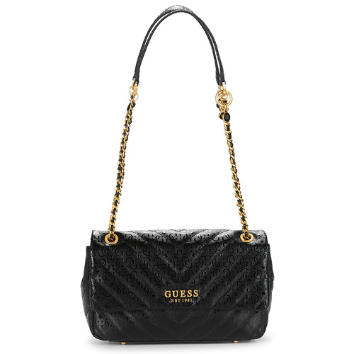 Genti Femei Genți  Banduliere Guess JANIA CONVERTIBLE CROSSBODY FLAP Negru