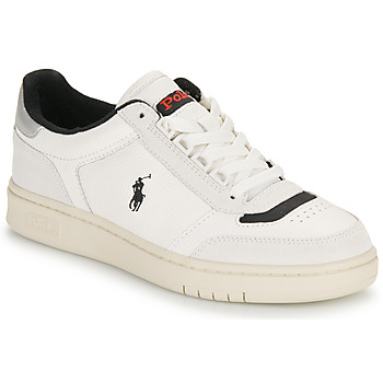 Pantofi Pantofi sport Casual Polo Ralph Lauren POLO CRT SPT Alb / Negru / Argintiu