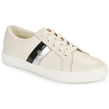 Pantofi Femei Pantofi sport Casual Lauren Ralph Lauren JANSON II-SNEAKERS-LOW TOP LACE Crem