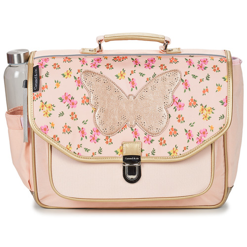 Genti Fete Ghiozdane CARAMEL & CIE CARTABLE 38 CM PAPILLON LIBERTY Roz / Liberty