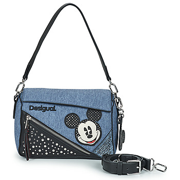 Genti Femei Genți de umăr Desigual BAG MICKEY DENIM EDGE PHUKET MINI NF PU Albastru