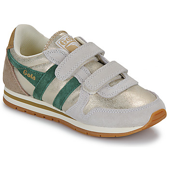 Pantofi Fete Pantofi sport Casual Gola Daytona Blaze Strap Bej / Auriu / Verde