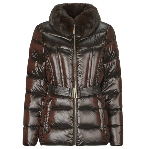 Îmbracaminte Femei Geci MICHAEL Michael Kors PACKABLE JACKET W FX FUR TRIM Maro