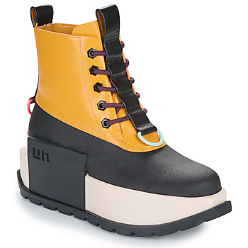 Pantofi Femei Ghete United nude ROKO PATROL BOOT Negru / Galben