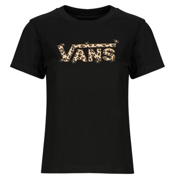 Îmbracaminte Femei Tricouri mânecă scurtă Vans ANIMALIER CREW SS TEE Negru