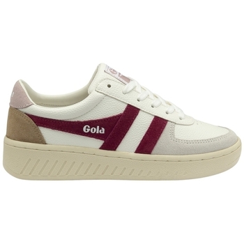 Pantofi Femei Sneakers Gola GRANDSLAM TRIDENT Alb