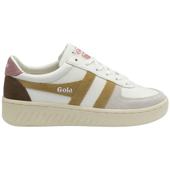 Pantofi Femei Sneakers Gola GRANDSLAM TRIDENT Alb