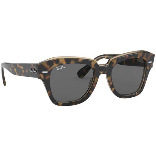 Ceasuri & Bijuterii Femei Ocheleri de soare  Ray-ban STATE STREET 0RB2186. Maro