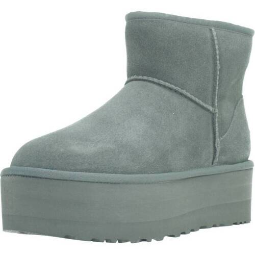 Pantofi Femei Cizme UGG CLASSIC MINI PLATFORM Gri