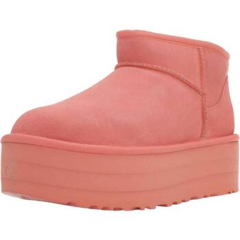 Pantofi Femei Cizme UGG CLASSIC ULTRA MINI PLATF portocaliu