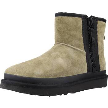 Pantofi Femei Cizme UGG W CLASSIC MINI ZIPPER TAPE verde