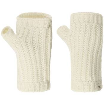 Accesorii textile Femei Manusi UGG W RIBBED FINGERLESS MITTEN Alb