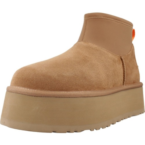 Pantofi Femei Cizme UGG CLASSIC MINI DIPPER Maro