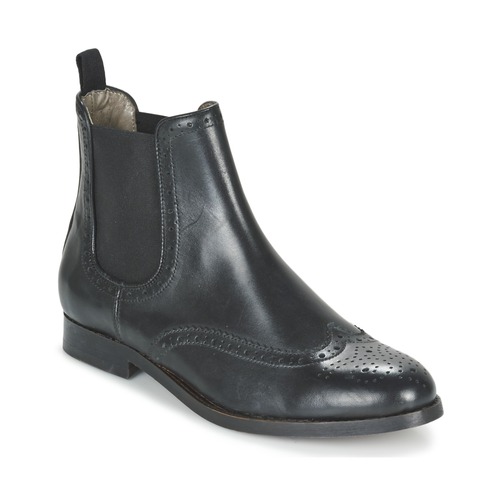 Pantofi Femei Ghete Hudson ASTA CALF Black