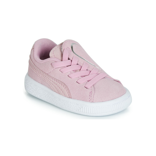 Skor Flickor Sneakers Puma INF SUEDE CRUSH AC.LILAC Lila