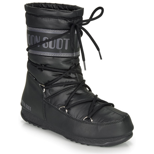 Skor Dam Vinterstövlar Moon Boot MOON BOOT MID NYLON WP Svart