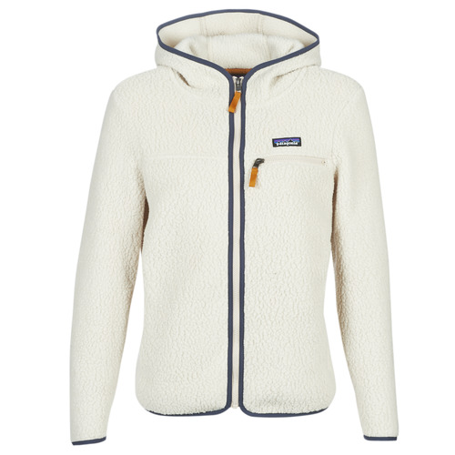 textil Dam Fleecetröja Patagonia W'S RETRO PILE HOODY Vit