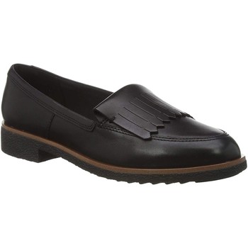 Skor Dam Loafers Clarks GRIFFIN KILT Svart