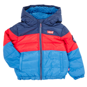 textil Pojkar Täckjackor Levi's COLOR BLOCK PUFFER  Flerfärgad