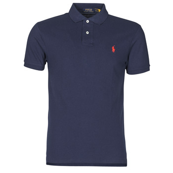 textil Herr Kortärmade pikétröjor Polo Ralph Lauren POLO AJUSTE SLIM FIT EN COTON BASIC MESH Marin