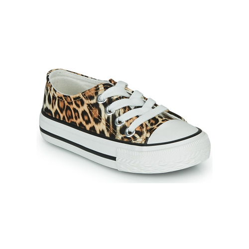 Skor Flickor Sneakers Citrouille et Compagnie OTAL Leopard