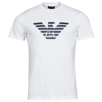 textil Herr T-shirts Emporio Armani 8N1TN5 Vit