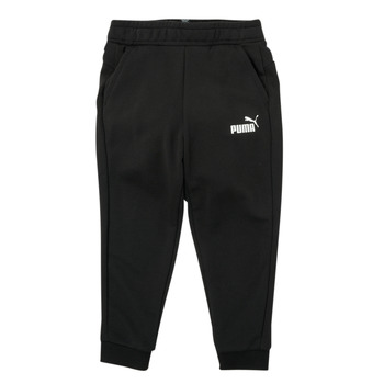 textil Pojkar Joggingbyxor Puma ESSENTIAL SLIM PANT Svart