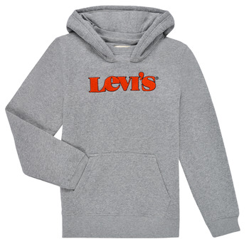 textil Pojkar Sweatshirts Levi's GRAPHIC PULLOVER HOODIE Grå