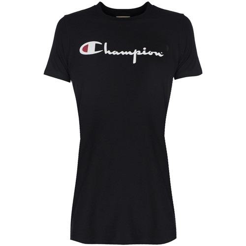 textil Dam T-shirts Champion 110045 Svart