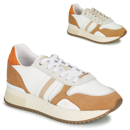 Skor Dam Sneakers Serafini TORINO Vit / Beige / Brun