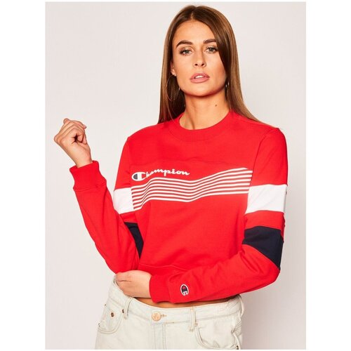 textil Dam Sweatshirts Champion 112761RS041 Röd