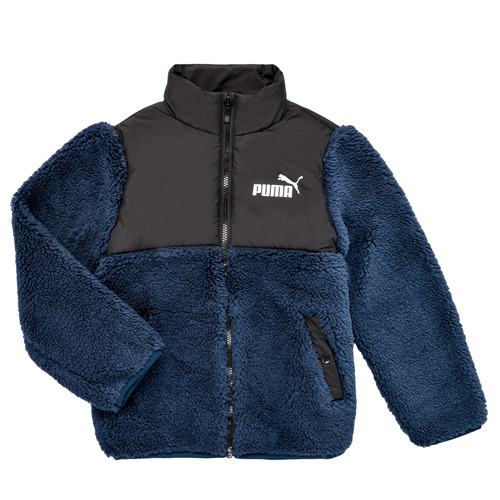 textil Pojkar Vindjackor Puma SHERPA JACKET Blå / Svart