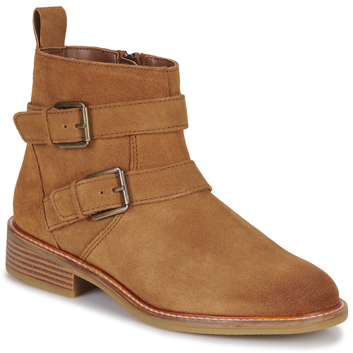 Skor Dam Boots Clarks Cologne Buckle Kamel