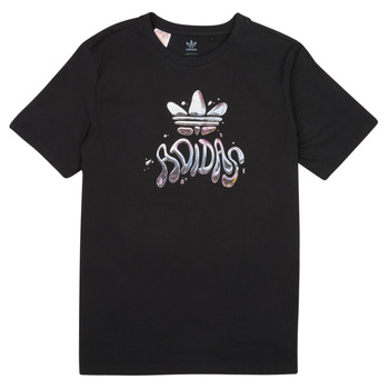 textil Flickor T-shirts adidas Originals HL9428 Svart