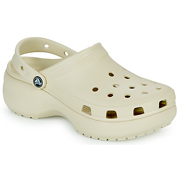 Skor Dam Träskor Crocs CLASSIC PLATFORM CLOG W Beige