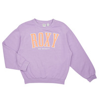 textil Flickor Sweatshirts Roxy BUTTERFLY PARADE Violett / Gul