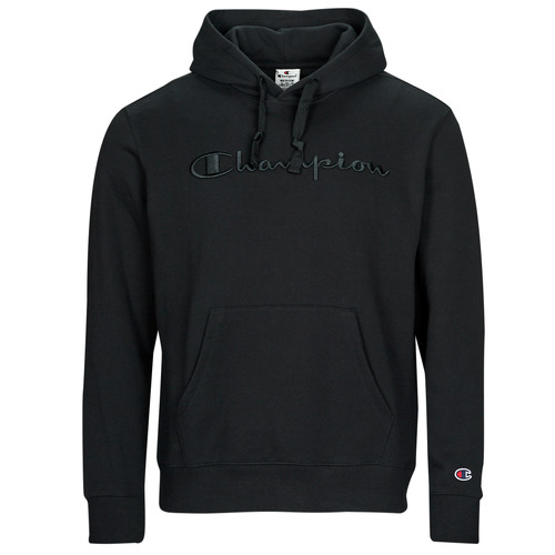 textil Herr Sweatshirts Champion Hooded Sweatshirt Svart