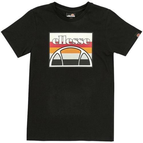 textil Pojkar T-shirts Ellesse  Svart