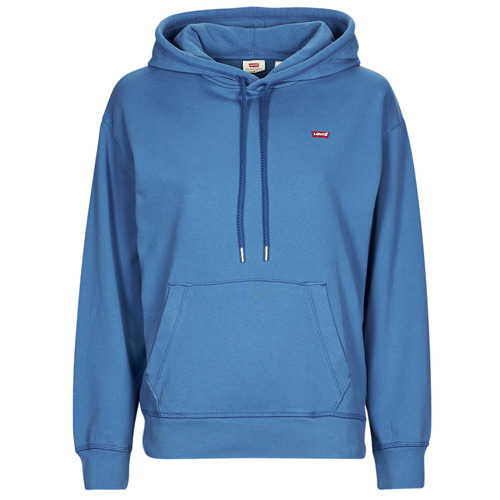 textil Dam Sweatshirts Levi's STANDARD HOODIE Blå