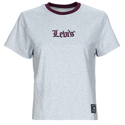 textil Dam T-shirts Levi's GRAPHIC CLASSIC TEE Grå