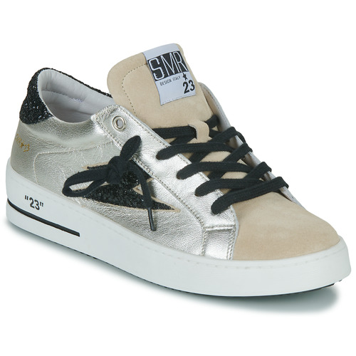 Skor Dam Sneakers Semerdjian MAYA-2-LAMB Silver / Svart